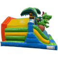 Combo Midi 2 Toboggans Crocodile Chateau Gonflable