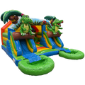 Combo Midi 2 Toboggans Crocodile Chateau Gonflable