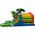 Combo Midi 2 Toboggans Crocodile Chateau Gonflable