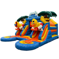 Multiplay Midi 2 Toboggans Canard Chateau Gonflable