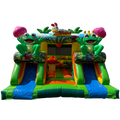 Combo Midi 2 Toboggans Grenouille Chateau Gonflable