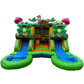 Combo Midi 2 Toboggans Grenouille Chateau Gonflable