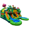 Combo Midi 2 Toboggans Grenouille Chateau Gonflable