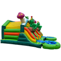 Combo Midi 2 Toboggans Grenouille Chateau Gonflable