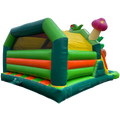 Combo Midi 2 Toboggans Grenouille Chateau Gonflable
