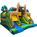 Combo Midi 2 Toboggans Girafe Chateau Gonflable