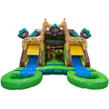 Combo Midi 2 Toboggans Girafe Chateau Gonflable