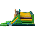 Combo Midi 2 Toboggans Girafe Chateau Gonflable