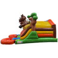 Combo Midi 2 Toboggans Chevaux Chateau Gonflable