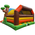 Combo Midi 2 Toboggans Chevaux Chateau Gonflable
