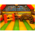 Combo Midi 2 Toboggans Chevaux Chateau Gonflable