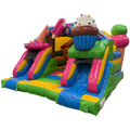 Combo Midi 2 Toboggans Glace Chateau Gonflable