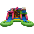 Combo Midi 2 Toboggans Glace Chateau Gonflable