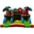 Combo Midi 2 Toboggans Perroquet Chateau Gonflable