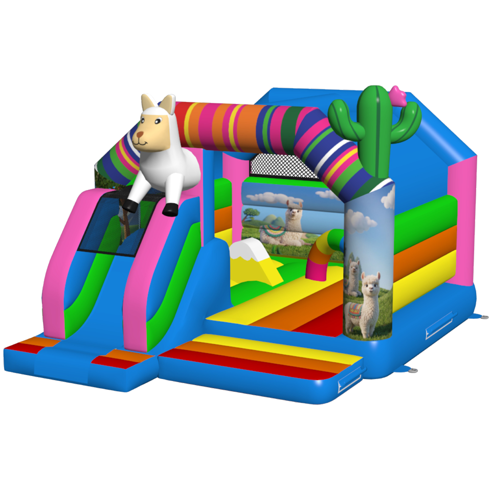 Combo Midi 3D Level Up Château Gonflable avec Obstacle