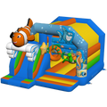 Combo Midi 3D Poisson Clown Chateau Gonflable Avec Obstacles