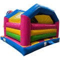 Combo Midi 3D Cookie Monster Fushia Chateau Gonflable Avec Obstacles