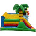 Combo Midi 3D Crazy Penguin Chateau Gonflable Avec Obstacles