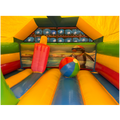 Combo Midi 3D Crazy Penguin Chateau Gonflable Avec Obstacles