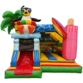 Combo Midi 3D Crazy Penguin Chateau Gonflable Avec Obstacles