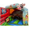 Combo Midi 3D Ferme Chateau Gonflable
