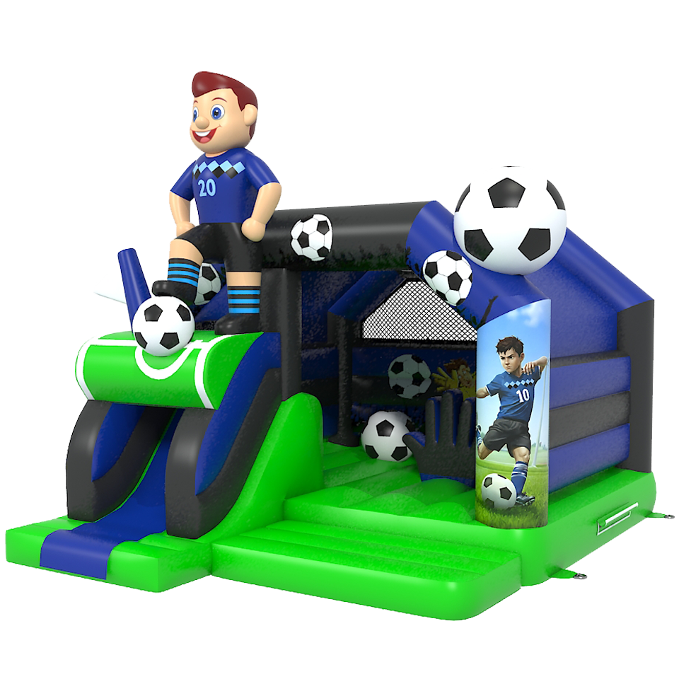 Combo Midi 3D Level Up Château Gonflable avec Obstacle