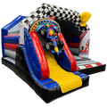 3D Formule 1 Met Obstakels Springkasteel