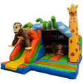 Combo Midi 3D Gorilla Met Obstakels Springkasteel