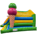 Combo Midi 3D Glace Chateau Gonflable Avec Obstacles