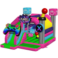 Combo Midi 3D Level Up Chateau Gonflable Avec Obstacles