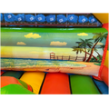 Combo Midi 3D Panda Surfeur Chateau Gonflable Avec Obstacles