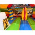 Combo Midi 3D Surfeur Requin Chateau Gonflable Avec Obstacles