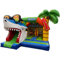 Combo Midi 3D Surfeur Requin Chateau Gonflable Avec Obstacles