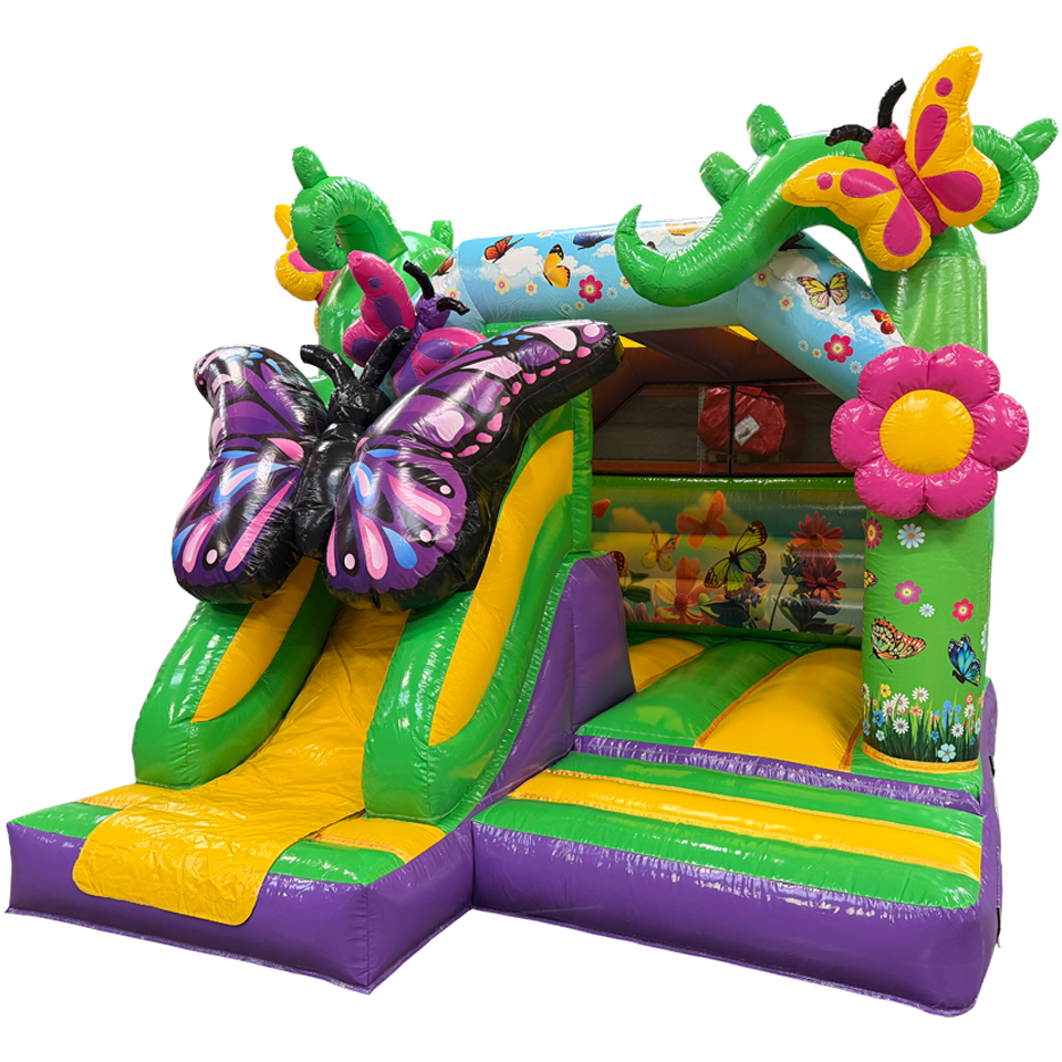 Château gonflable combo papillon 3D mini
