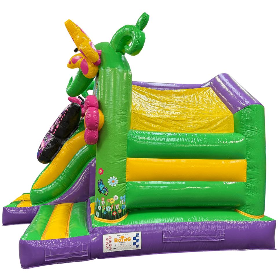 Château gonflable combo papillon 3D mini