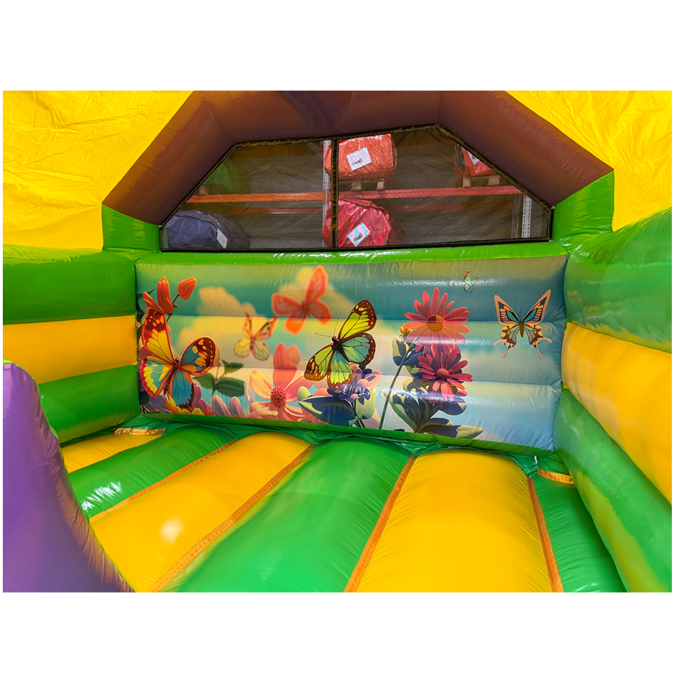 Château gonflable combo papillon 3D mini