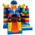 Combo Mini 3D Gekleurde Blokjes Springkasteel