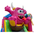 Combo Mini 3D Cookie Monster Château Gonflable