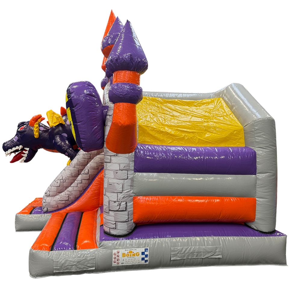 Château gonflable dragon Mini Combo 3D