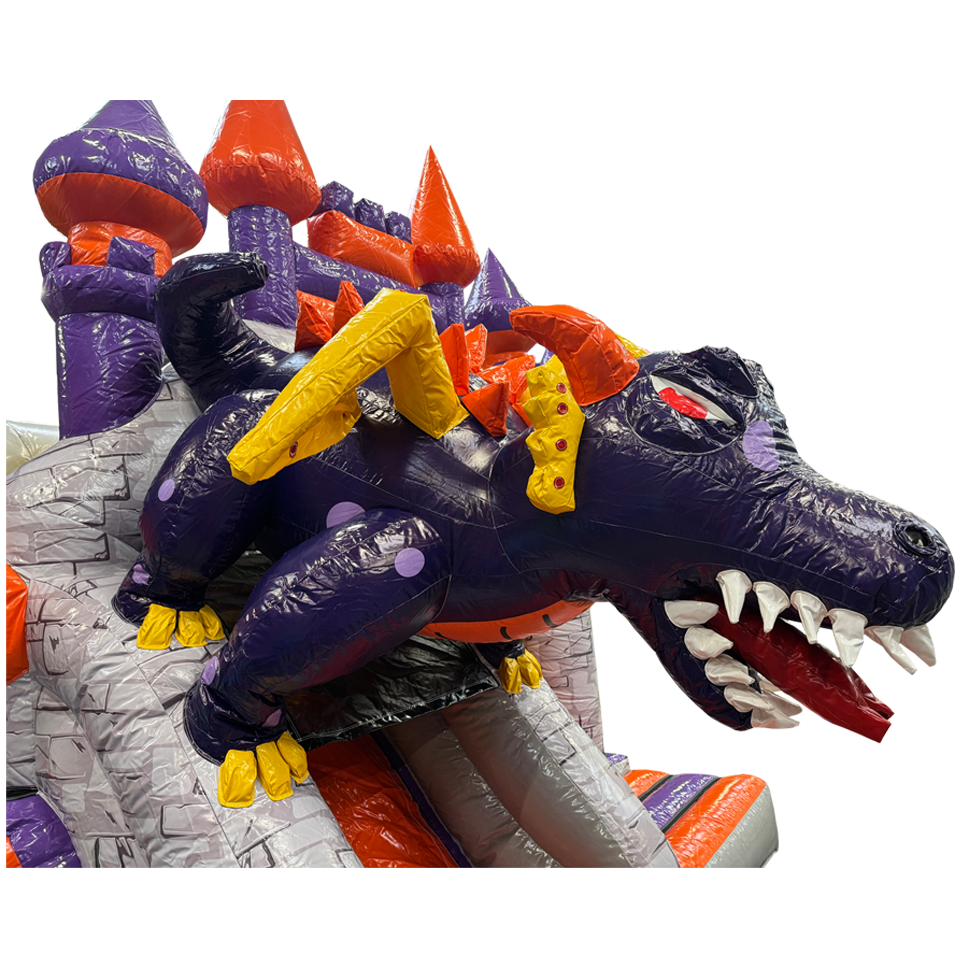 Château gonflable dragon Mini Combo 3D