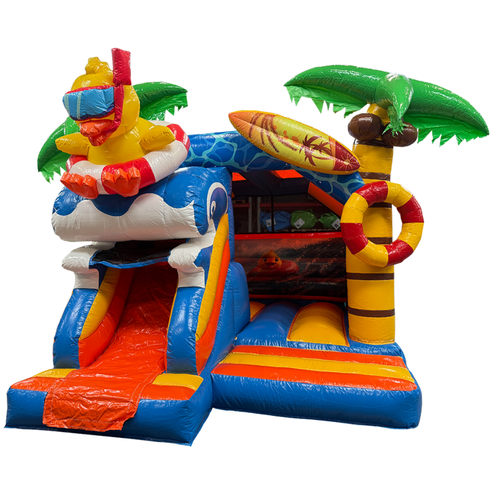 Combo Mini Château gonflable Canard 3D