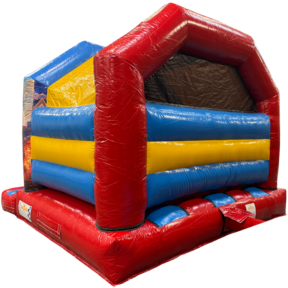 Château Gonflable Camion de Pompiers 3D Mini Combo