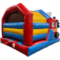 Combo Mini 3D Camion de Pompier Château Gonflable