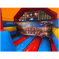 Combo Mini 3D Camion de Pompier Château Gonflable