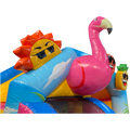 Close up flamingo en zon