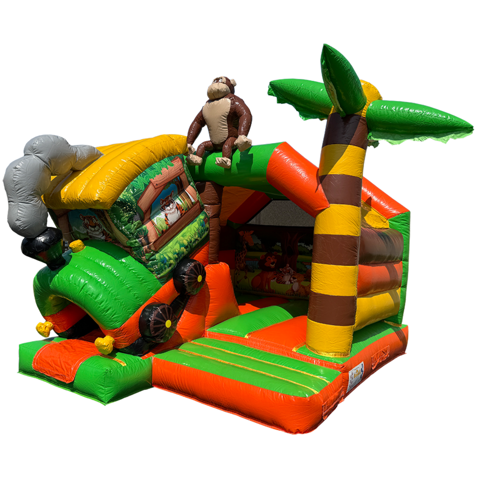 Combo Mini 3D Jungle Train Inflatable