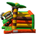 Combo Mini 3D Train Jungle Château Gonflable