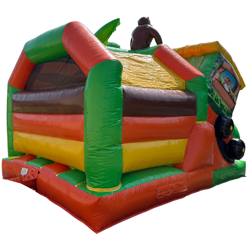 Château Gonflable Combo Mini Train 3D Jungle
