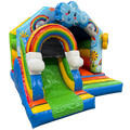 Combo Mini 3D Arc-En-Ciel Château Gonflable