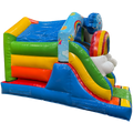 Combo Mini 3D Arc-En-Ciel Château Gonflable